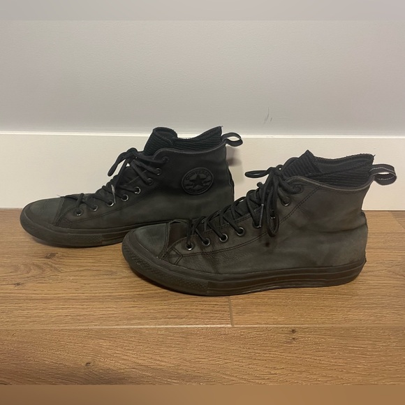 Converse Chuck Taylor All Star Waterproof High Triple Black 162409C Men’s 13 - Picture 3 of 11